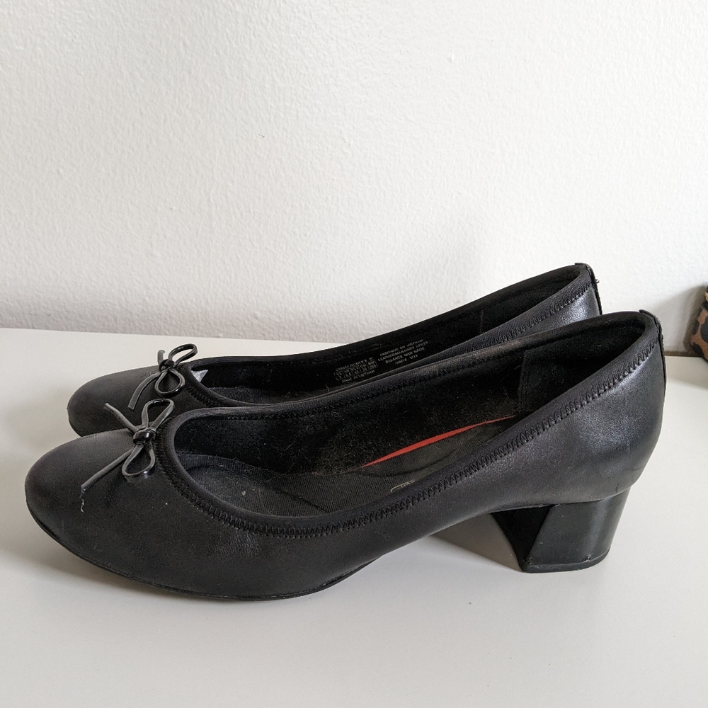 Rockport square heels, size 9